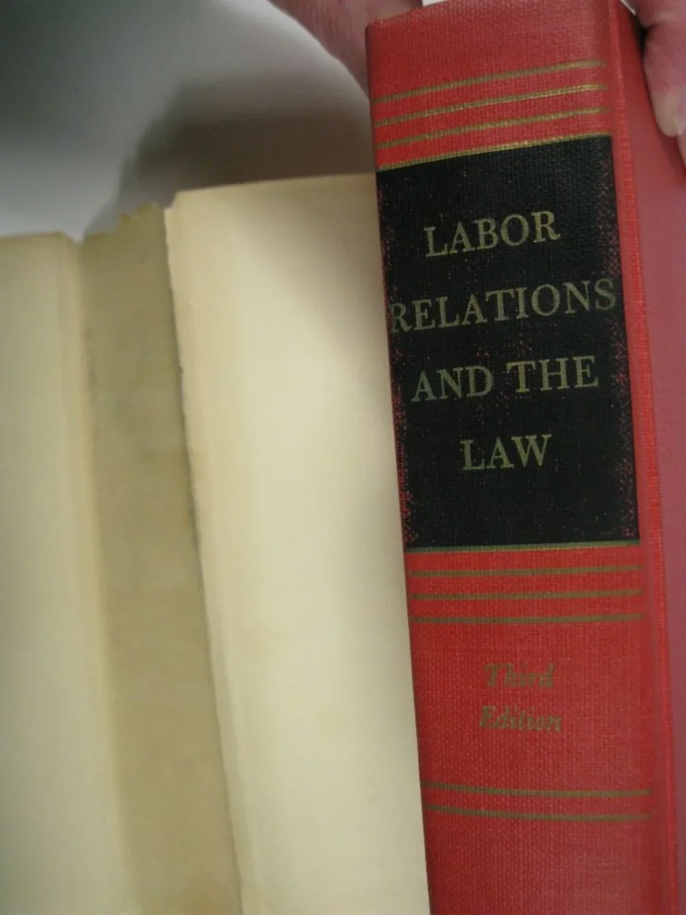 Labor Relations And The Law Third Edition Hardcover Book Jerre S.Williams
